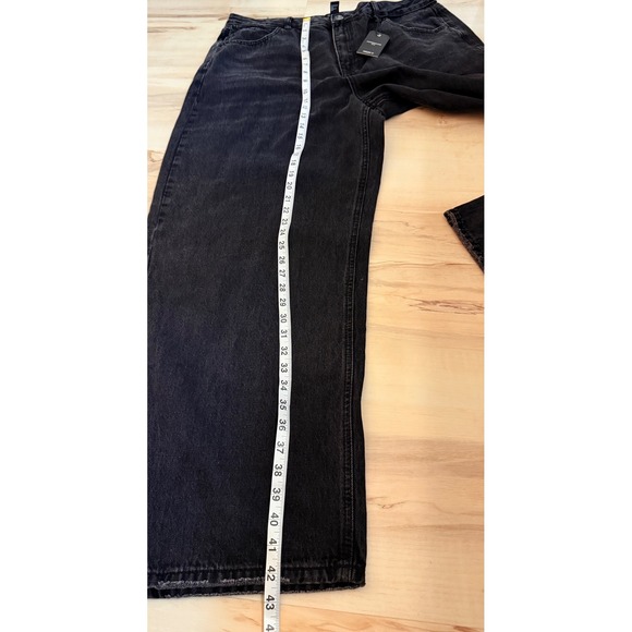 Forever 21 Men's Black Horseshoe Fit Relaxed Fit Jeans Size 36 - Picture 8 of 10